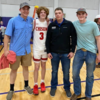 Pictured left to right: Gideon Newman, Evan Wood, Hunter Carter, and Collin Vorheis.